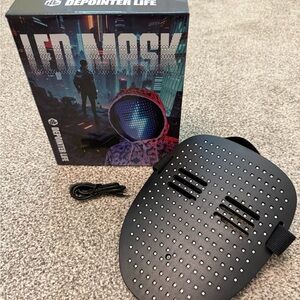 Depointer Life LED Mask - Black
